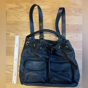 Clare V leather backpack in great condition